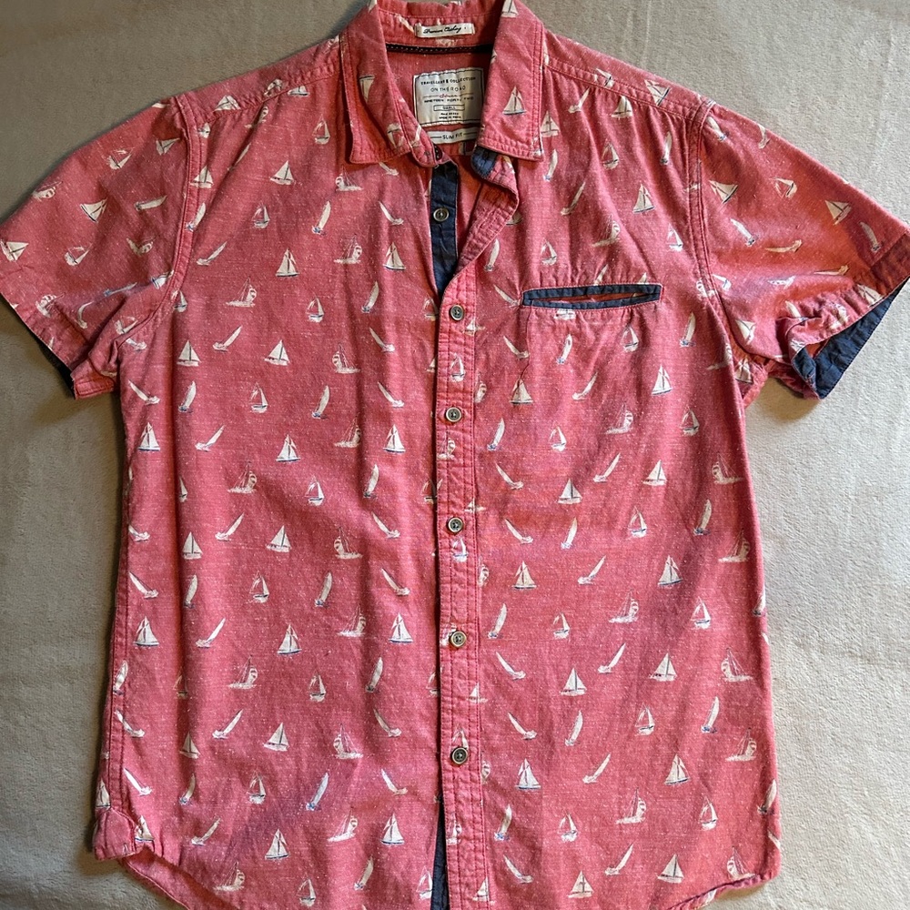 Sailboat Summer Button Down